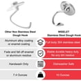 thumbnail image 6 of Dough Hook for KitchenAid Stand Mixer 4.5QT and 5QT, Stainless Steel Mixer Dough Attachments for Kitchenaid, Dishwasher Safe, 6 of 7