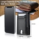 thumbnail image 3 of Tarjetero Furid Smart Wallet RFID de fibra de carbono para hombre, 3 of 7