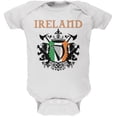 thumbnail image 1 of St. Patricks Day - Heraldic Irish Harp White Soft Baby One Piece, 1 of 1