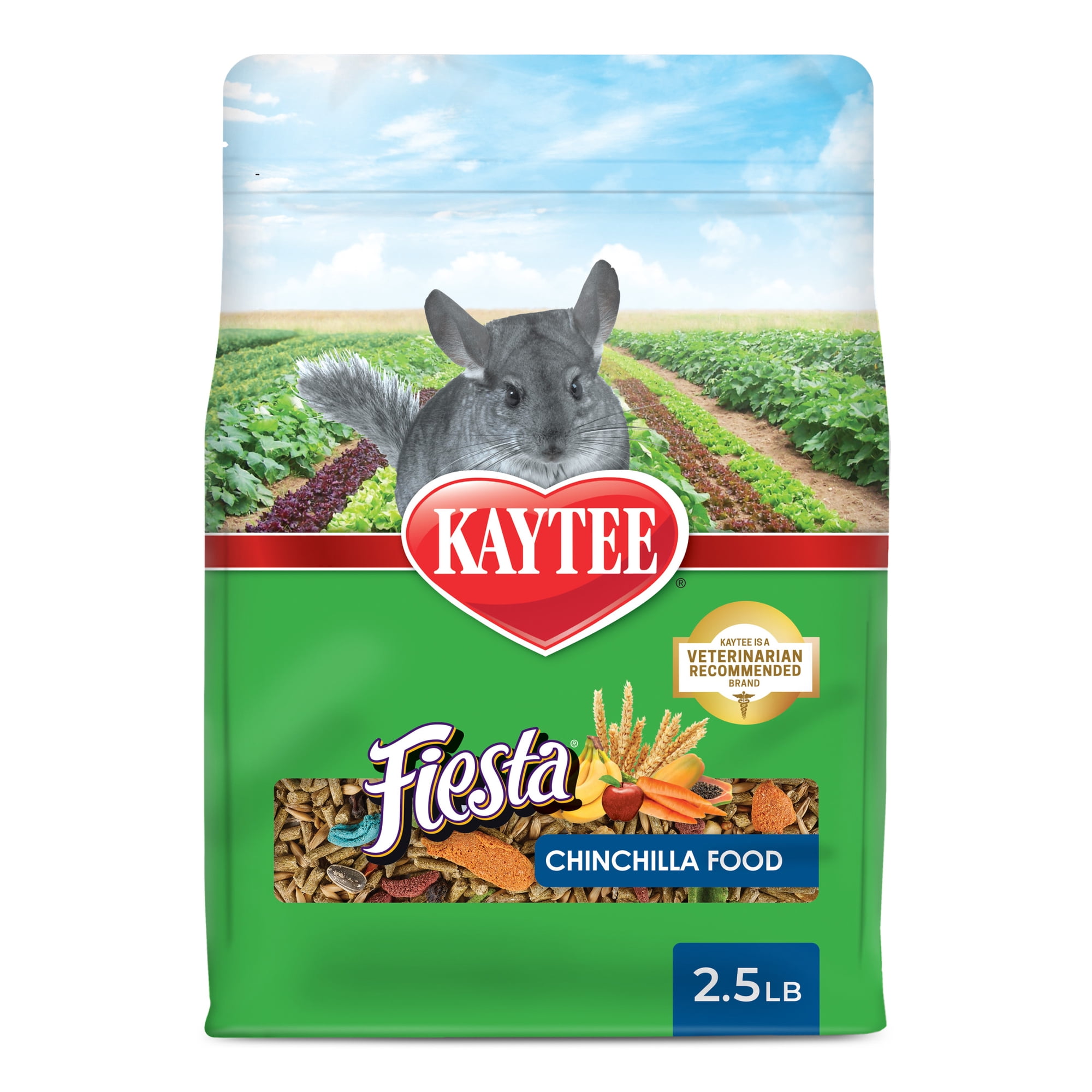 Kaytee Fiesta Chinchilla Food, 2.5 Pounds