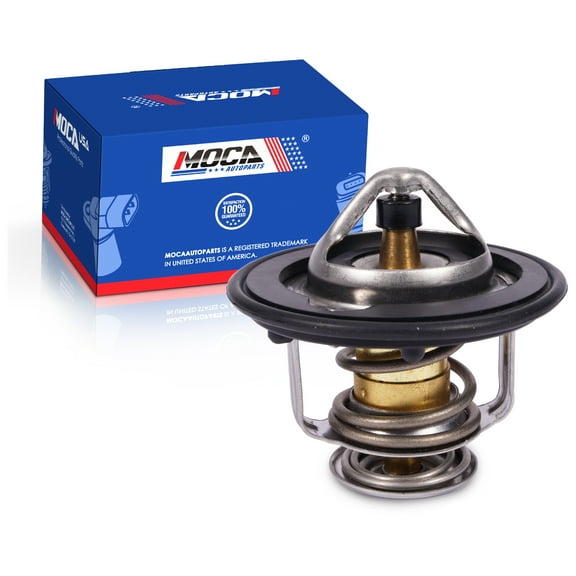 MOCA AUTOPARTS Coolant Thermostat Fit for 2006-2012 Honda Civic 1.8L & 1990-2001 Acura Integra 1.8L & 1984-1986 Toyota Pickup 2.4L
