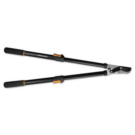 Fiskars Telescopic Lopper with Power-Lever  Steel Blade and SoftGrip Handle