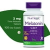 Natrol® Melatonin Time Release Sleep Aid Tablets, Drug-Free Supplement, 3mg, 100 Count