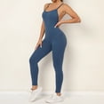 thumbnail image 3 of Conjunto de chándal para mujer, monos de Yoga, monos de entrenamiento de una pieza, peleles de manga larga, ropa deportiva, conjunto de gimnasio, ropa de entrenamiento para mujer, 3 of 5