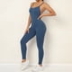 thumbnail image 3 of Conjunto de chándal para mujer, monos de Yoga, monos de entrenamiento de una pieza, peleles de manga larga, ropa deportiva, conjunto de gimnasio, ropa de entrenamiento para mujer, 3 of 5