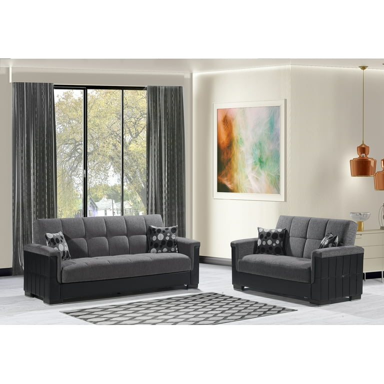 Ottomanson armada wooden armed sofa sleeper bed with storage deals