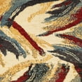 thumbnail image 1 of Ahgly Company Tapis d'Intérieur Carré Abstrait Chrome Or Jaune, 5 Pieds Carré, 1 of 6
