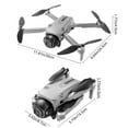 thumbnail image 6 of Gifts Ideas New Foldable Drones Brushless Motor Drone with 1080P Camera 2.4G WIFI FPV RC Quadcopter with Headless Mode Follow Me Altitude Hold Obstacle Avoidance Toys Gifts for Kids Adults, 6 of 9