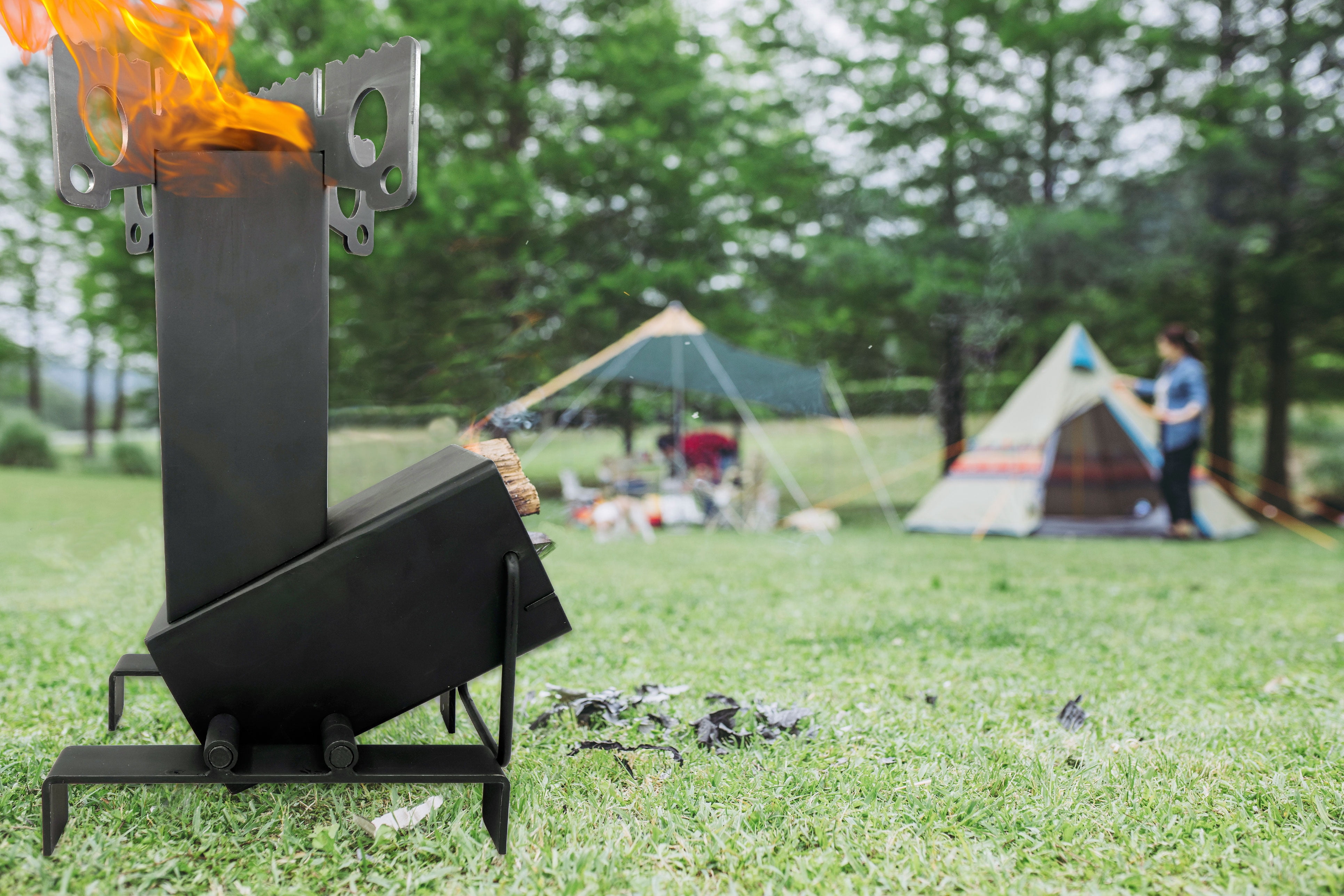 Collapsible Rocket Stove by StarBlue with FREE Carrying Bag