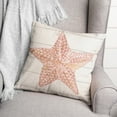 thumbnail image 3 of Creative Products Starfish Watercolor Pink 18x18 Spun Poly Pillow, 3 of 3