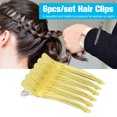 thumbnail image 2 of 6 unids / set pinzas para el cabello pinzas para el cabello antideslizantes pinza para el Abanopi Pinzas de cabello, 2 of 6