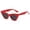 Red, variant on Only Moment Glasses Beach Accessories Plastic Polarized UV400 Protection Lens Big Frame Fashion Glasses Trendy Stylish Shade Grey One Size