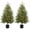 2pcs, variant on Ayieyill 4FT Norfolk Pine Christmas Tree, 2 Pack Norfolk Pine Tree with 80 LED Lights, Indoor Holiday Christmas Decorations