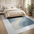thumbnail image 3 of ODIKA 8'x10' Washable Area Rug Large Inspired Flowing Asymmetrical Composition Muted Purple for Living Room, Under Sectional, Family , Durable, Non-Slip, 3 of 7