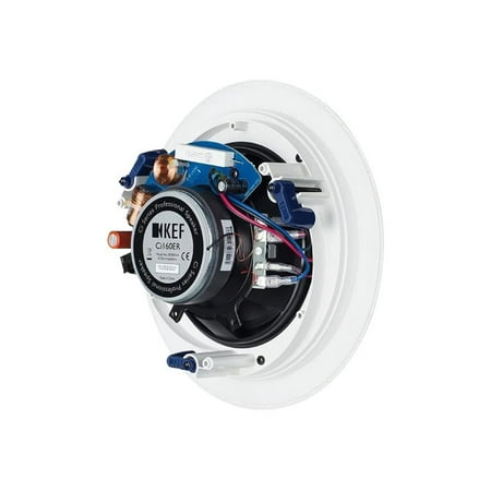 KEF - Ci-E Series 6-1/2" In-Ceiling Speaker (Pair) - White