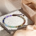 thumbnail image 4 of Elphaba Galinda Inspirational Gifts Bracelets for Women: Healing Natural Rainbow Stone Bracelets with Positive Affirmations for Friends Coworkers Employee Boss Lady Manager Colleague, 4 of 7