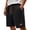 (Casual 126)Black, variant on Oversize Shorts for Men Fashion Breeches Sports Elastic Waist Drawstring Pocket Summer Solid Color Casual Short Pants Plus Size
