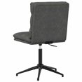 thumbnail image 4 of vidaXL Dining Chair Black Faux Leather, 4 of 5