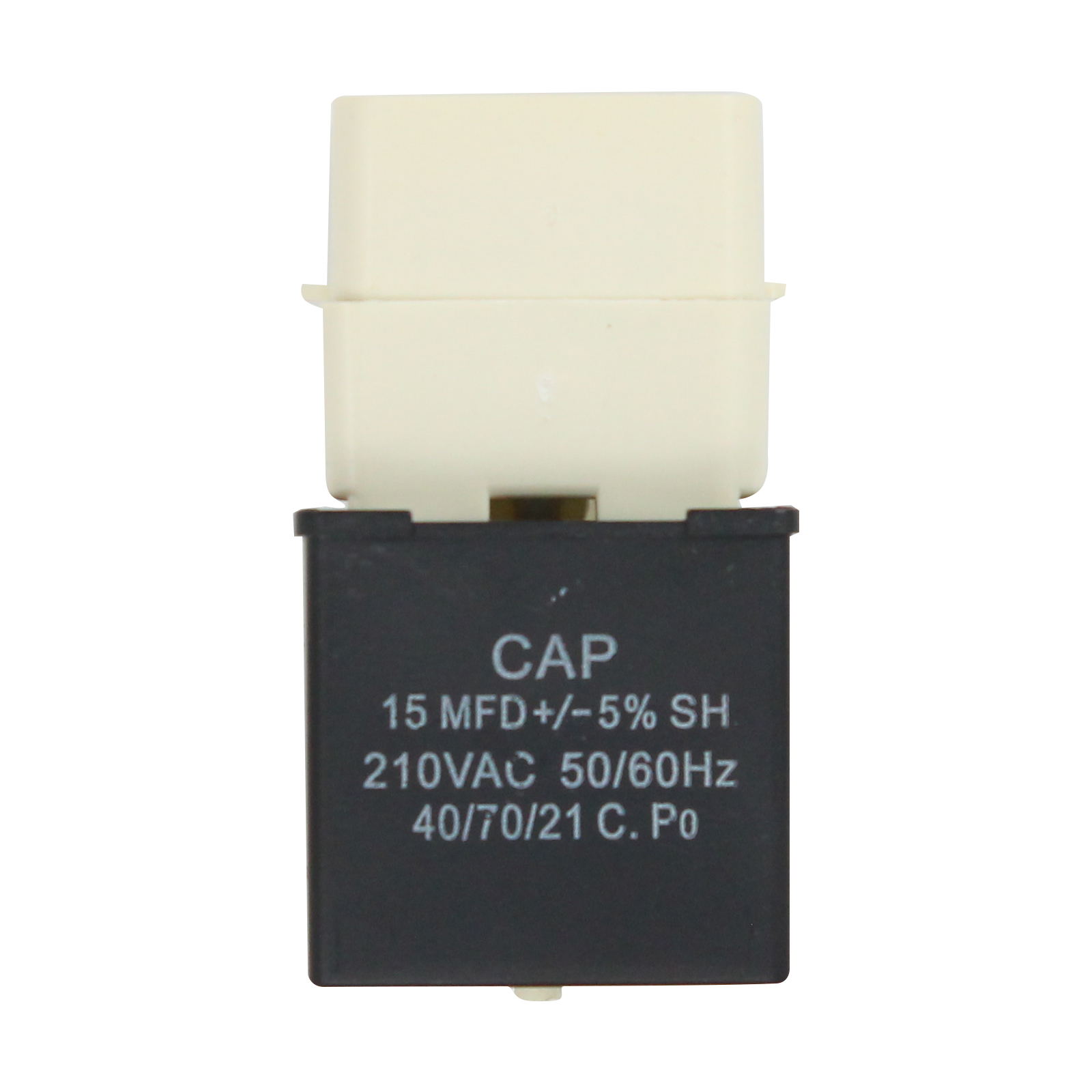 W10613606 Refrigerator Compressor Start Relay & Capacitor Replacement for Amana SSD25NB2L (P1162429W L) Refrigerator - Compatible with W10613606 Start Device Relay Overload With Capacitor - image 2 of 4