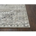 thumbnail image 2 of Encore 5'2" x 7'3" Traditional Medallion Med. Brown/Gray/Rust Power-Loomed Rug, 2 of 2