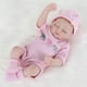 thumbnail image 2 of Reborn Baby Doll Realistic Silicone Vinyl Baby Girl 10 inch Lifelike Doll Gift Set for Ages 3+(10 inch, Close Eyes Girl), 2 of 4