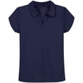thumbnail image 1 of Polo Nautica School Uniform de manga corta para niña de 12 a 14 años, azul marino, 1 of 1