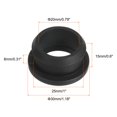 thumbnail image 2 of 4Pcs Snap Rubber Grommet Hole Plug Mount Dia 25mm ID 20mm H 15mm Seal Anti-Scratch for Cable Pipe Black, 2 of 5