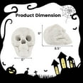 thumbnail image 4 of Costway 18" x 18" Ceramic Fibre Fire Pit Skull Reusable Fireproof, 4 of 11