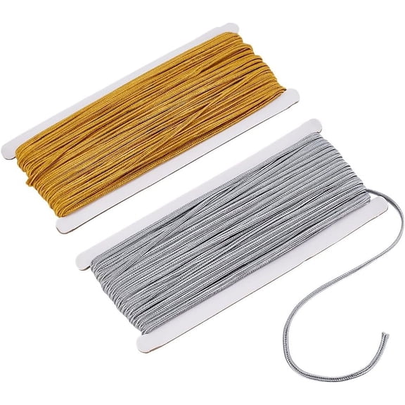 65.6Yards×0.12inch Soutache Cord String for Sewing Cord String Thread String 1set