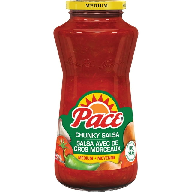 Salsa PaceMD avec de gros morceaux moyenne, longue conservation