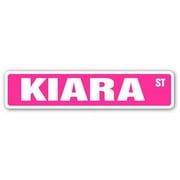 Kiara Street [3 Pack] of Vinyl Decal Stickers | Indoor/Outdoor | Funny decoration for Laptop, Car, Garage , Bedroom, Offices | SignMission