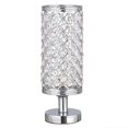 thumbnail image 6 of Modern Crystal Bedside Table Lamp Bedroom Nightstand Desk Lamp Home Decor Silver, 6 of 8