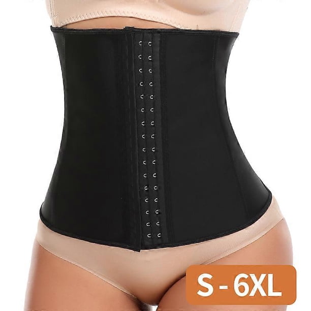 7 Steel Bone Women Latex Waist Trainer Shapewear Slimming Belt Waist Cincher Body Shaper Girdle Workout Tummy Control Corset