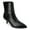 Croco/Black, variant on Womens Arely Pointed Toe Kitten Heel Ankle Booties, Widths Available