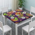 thumbnail image 3 of Paisley Tablecloth Mandala Exotic Artistic Design Waterproof Squre Cover with Elastic Fit and Back for Elegant Use, 3 of 6