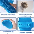 thumbnail image 3 of Cat Shower Cap and Bath Brush Set, Cat Ear Cover and Grooming Bathing Brush for Cats, Puppy Small Dogs, Cat Ear Protection Bathing Supplies, Pet Accessories, Blue, 3 of 6