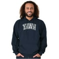 thumbnail image 4 of Funny Sleep Varsity Athlete Yawn Joke Hoodie Sweatshirt Women Men Brisco Brands S, 4 of 6