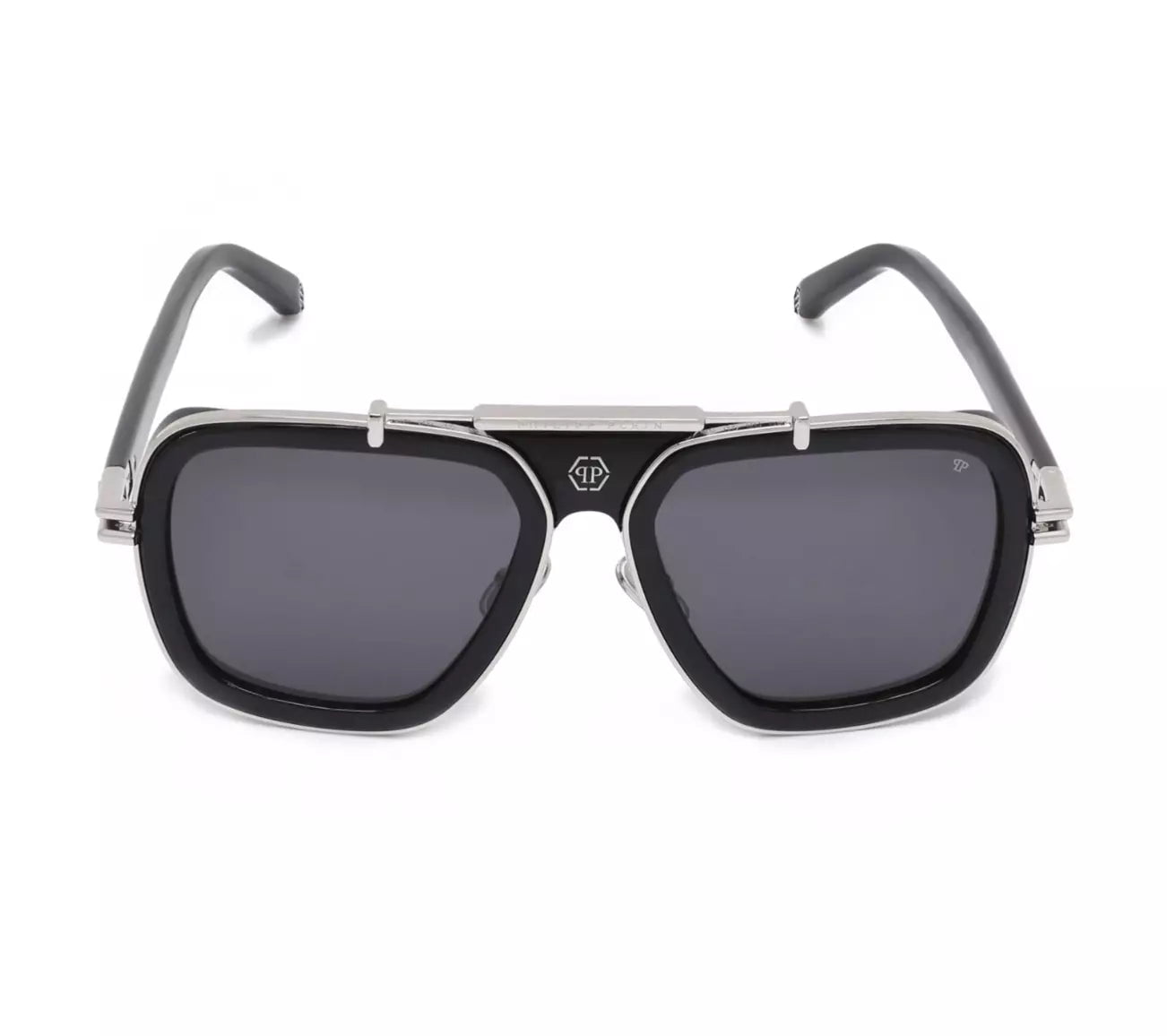 NEW PHILIPP PLEIN SUNGLASSES BLACK WOMEN EYEWEAR SPP109M 0700 Philipp Plein SPP109M-0700 57mm New Sunglasses - Walmart.com main image 2