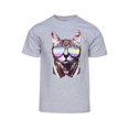 thumbnail image 1 of Camiseta de manga corta del gato DJ de los hombres - Gris de Heather - Grande Gravity Threads Camiseta de manga corta, 1 of 1