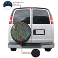 thumbnail image 4 of KAKALAD Van Gogh Iris Flower Spare Tire Cover Universal Vehicle Accessories Buckle Car Tools 14”in, 4 of 6
