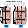thumbnail image 4 of Mochila de viaje BANGE 35L para mujer con puerto de carga USB, 4 of 8