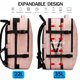 thumbnail image 4 of Mochila de viaje BANGE 35L para mujer con puerto de carga USB, 4 of 8
