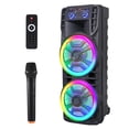 thumbnail image 5 of Dual 12" Portable Bluetooth Speaker System Super Loud Wireless Party Speaker, 5 of 15