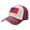 Dark Red, variant on Men Women Samoan Flag Distressed Twill Cotton Baseball Cap Vintage Adjustable Dad Hat