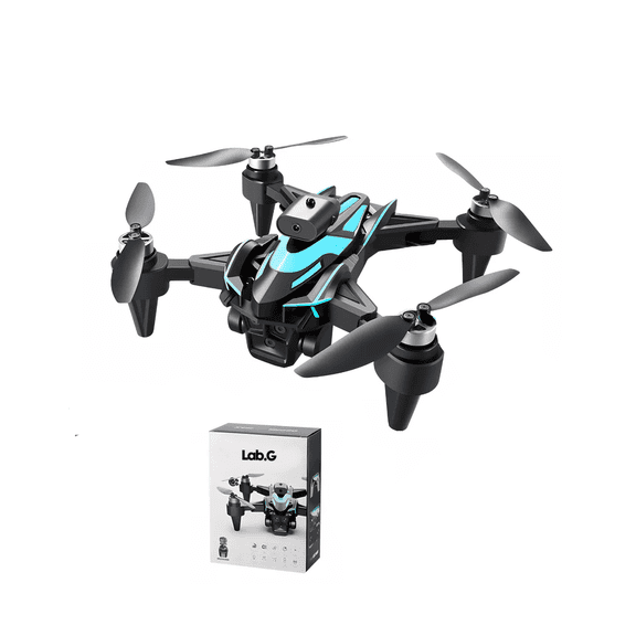 Drone Con Dual Cámara 8k Negro 2.4ghz 3 Batería Lab.G Negro, Azul