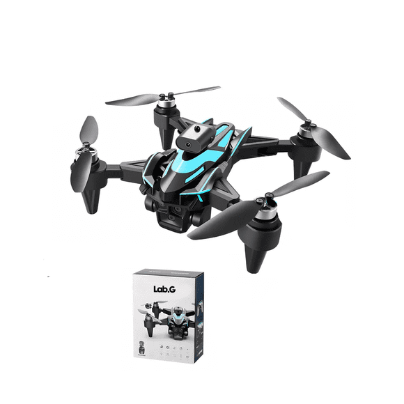 Drone Con Dual Cámara 8k Negro 2.4ghz 3 Batería Lab.G Negro, Azul