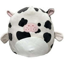 Squishmallow 8 in. Kona the Sea Cow Black and White