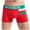 Red, variant on Dovford Men's Performance Underwear Boxer Briefs Soft Comfortable Bamboo Viscose Underwear for Men