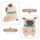 thumbnail image 4 of Peluche de perro peludo, divertido husky sentado, almohada cómoda (25 cm), 4 of 6