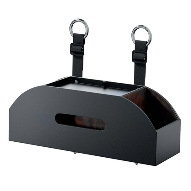 Organizador Colgante para Asiento Trasero de Coche, Correas Ajustables, Caja de Pañuelos para Respaldo de Asiento